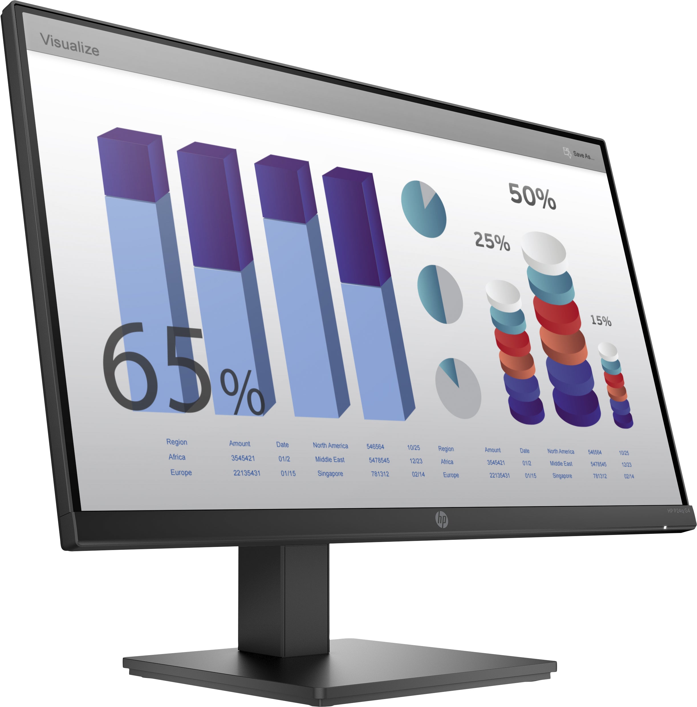 HP P24q G4 23.8inch QHD Monitor