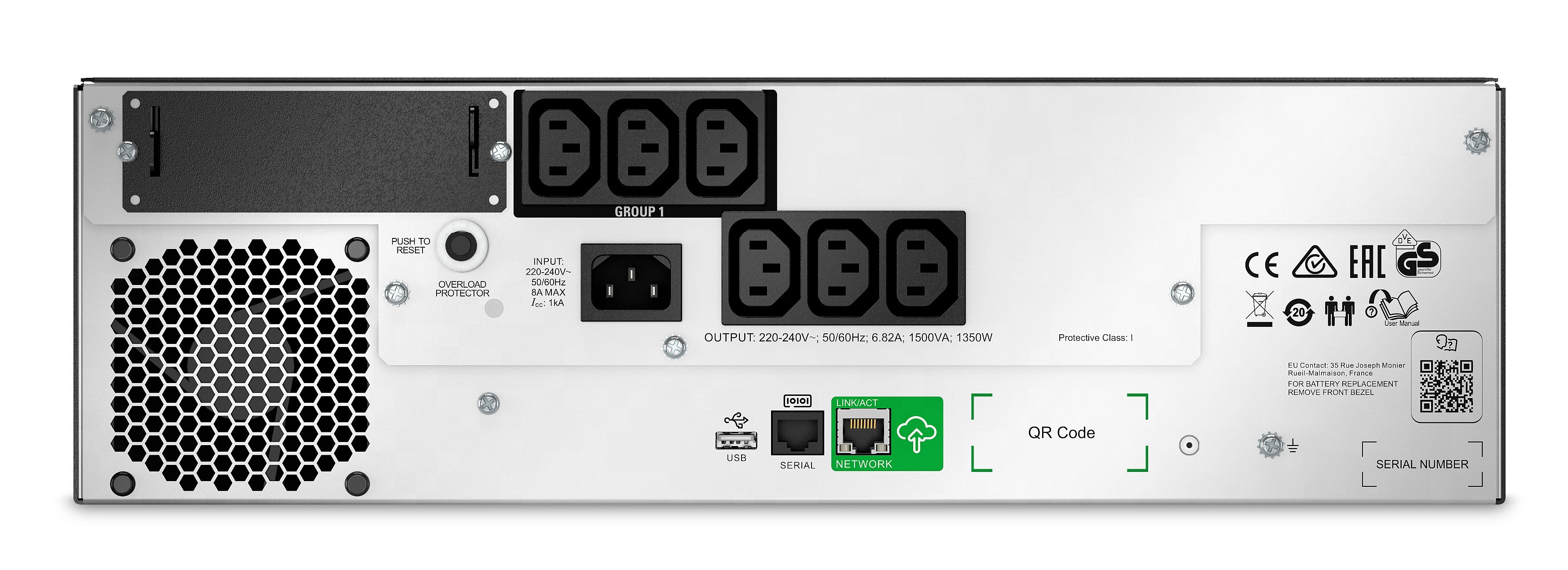 APC SmartUPS LithIon ShrtDepth 1500VA SC