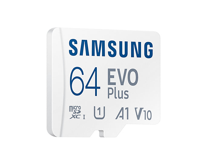 SAMSUNG MICRO SD EVO+ 64GB WITH SD ADAPTER (2021)