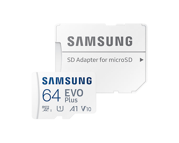 SAMSUNG MICRO SD EVO+ 64GB WITH SD ADAPTER (2021)