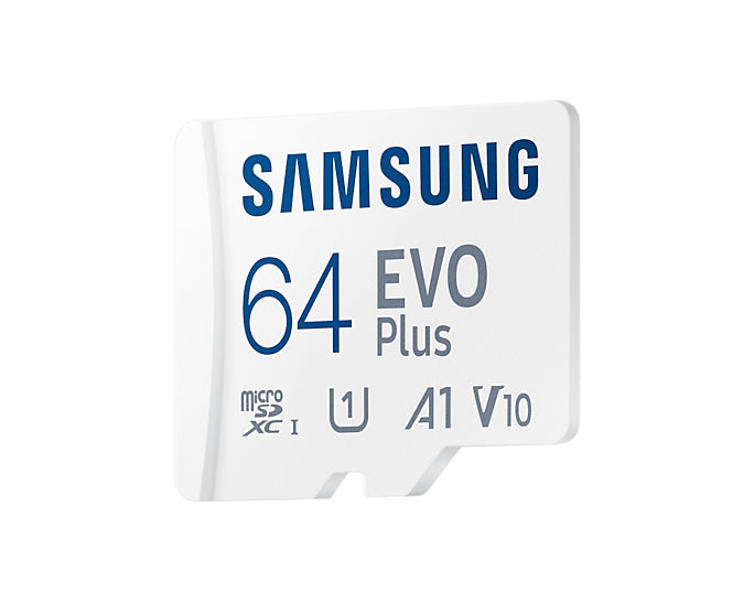 SAMSUNG MICRO SD EVO+ 64GB WITH SD ADAPTER (2021)