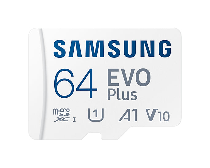 SAMSUNG MICRO SD EVO+ 64GB WITH SD ADAPTER (2021)