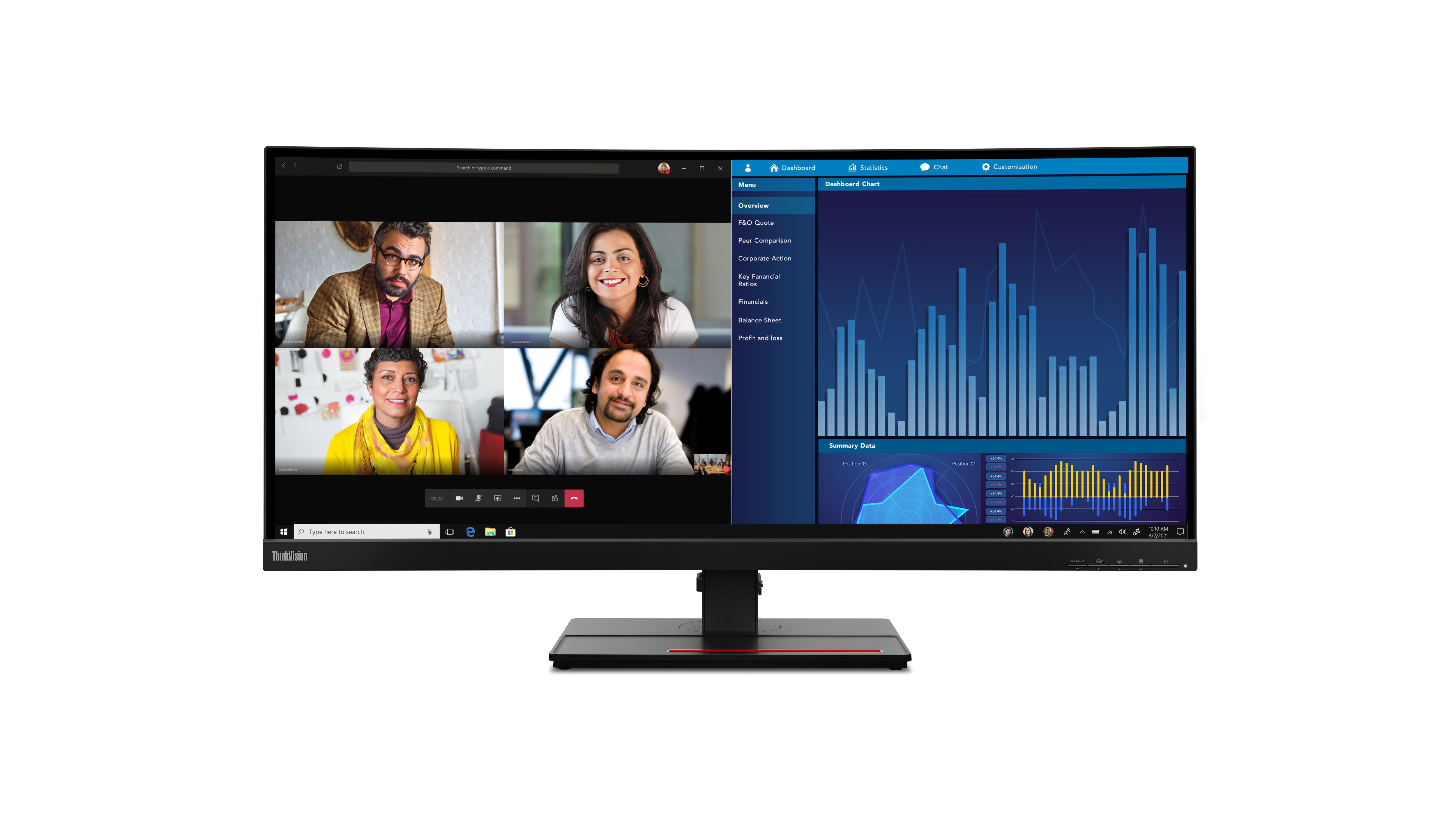 LENOVO ThinkVision P34w-20 34.14inch TS