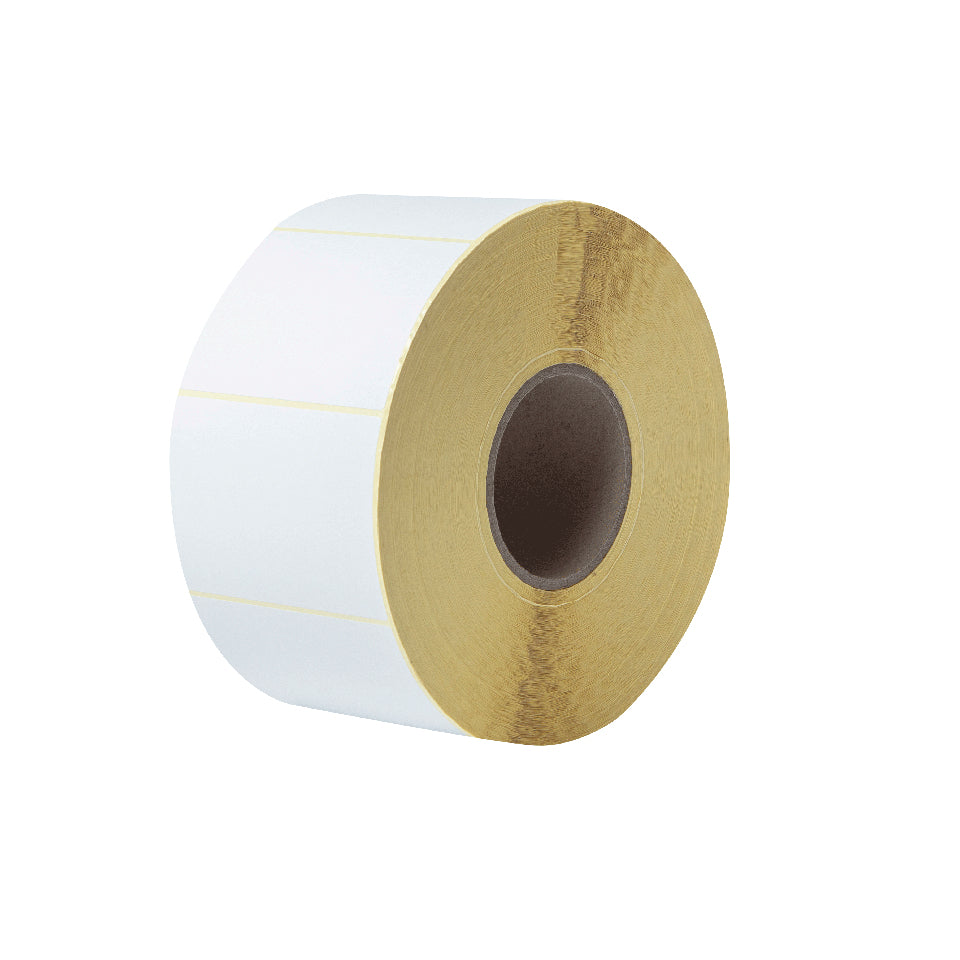 BROTHER BCS-1J074102-203 COATED WHITE THERMAL TRANSFER LABELS, 102X74MM  2900 LABELS/ROLL
