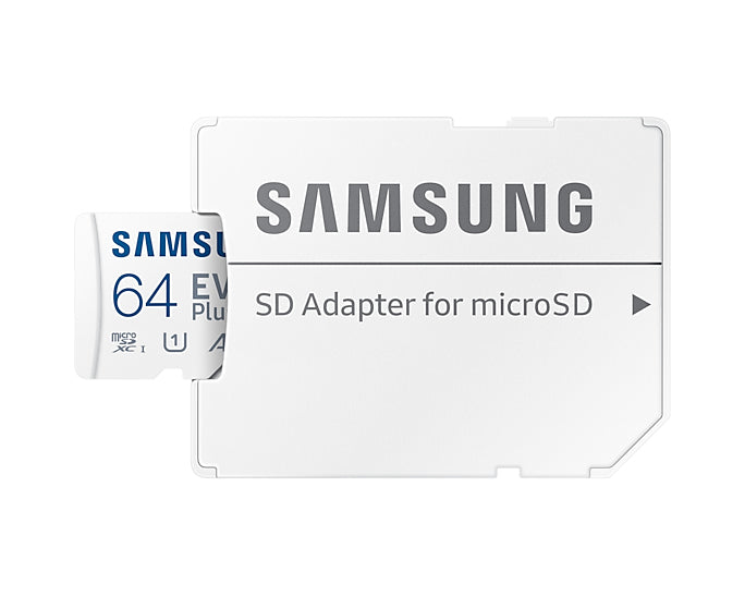 SAMSUNG MICRO SD EVO+ 64GB WITH SD ADAPTER (2021)